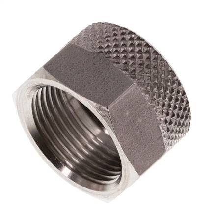 12x10mm (M16x1) Écrou-raccord en acier inoxydable