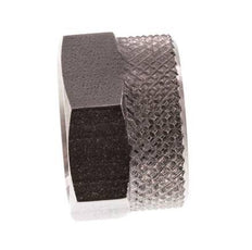 12x10mm (M16x1) Écrou-raccord en acier inoxydable