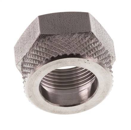 12x10mm (M16x1) Écrou-raccord en acier inoxydable