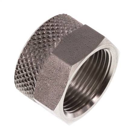 12x10mm (M16x1) Écrou-raccord en acier inoxydable