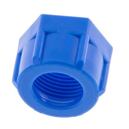 Écrou-raccord en PVC 10x8mm (M14x1) [20 pièces].