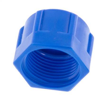 Écrou-raccord en PVC 10x8mm (M14x1) [20 pièces].