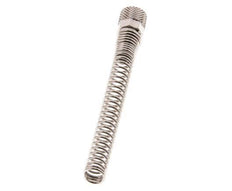 6x4mm (M10x1) Nickel-plated Brass Union Nut Bend Protection [2 Pieces]