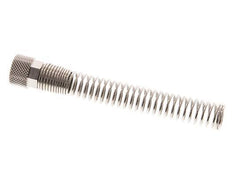 10x8mm (M14x1) Écrou-union en laiton nickelé Protection contre les courbures [2 pièces]
