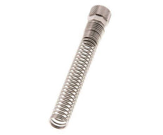 10x8mm (M14x1) Écrou-union en laiton nickelé Protection contre les courbures [2 pièces]