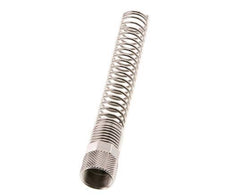 12x10mm (M16x1) Écrou-union en laiton nickelé Protection contre les courbures [2 pièces]