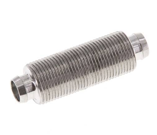 10x8 Acier inoxydable 1.4571 Raccord droit à emboîter Cloison