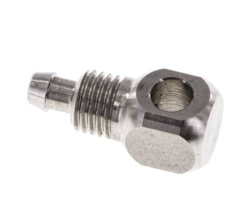 6x4 & M5 Acier inoxydable 1.4571 Raccord Banjo Push-on