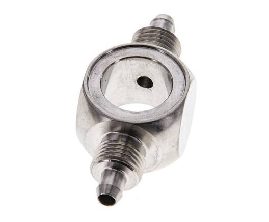6x4 & G1/4'' Acier inoxydable 1.4571 Banjo Tee Push-on Fitting