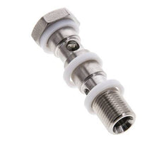 Boulon Banjo 2 voies en acier inoxydable avec filetage mâle G1/8'' PTFE L40mm