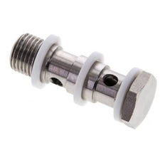 Boulon banjo 2 voies en acier inoxydable avec filetage mâle G1/4'' PTFE L42mm