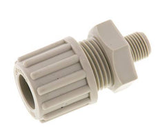 12x9mm & G1/8'' PP Straight Compression Fitting with Male Threads 10 bar