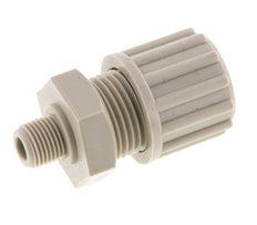 12x9mm & G1/8'' PP Raccord à compression droit avec filets mâles 10 bar