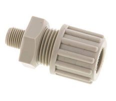 12x9mm & G1/8'' PP Raccord à compression droit avec filets mâles 10 bar