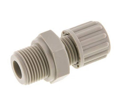 8x6mm & G3/8'' PP Straight Compression Fitting with Male Threads 10 bar