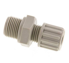 8x6mm & G3/8'' PP Raccord à compression droit avec filets mâles 10 bar