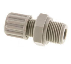 8x6mm & G3/8'' PP Raccord à compression droit avec filets mâles 10 bar