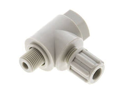 6x4mm & G1/8'' PP Elbow Compression Fitting with Male Threads with Banjo Bolt 10 bar