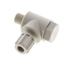 6x4mm & G1/8'' PP Elbow Compression Fitting with Male Threads with Banjo Bolt 10 bar
