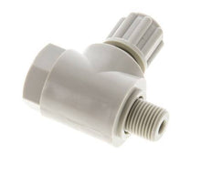 6x4mm & G1/8'' PP Elbow Compression Fitting with Male Threads with Banjo Bolt 10 bar