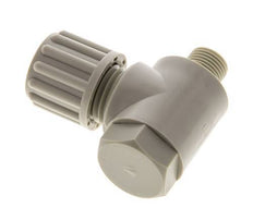 8x6mm & G1/8'' Raccord à compression coude en PP avec filets mâles avec boulon banjo 10 bar