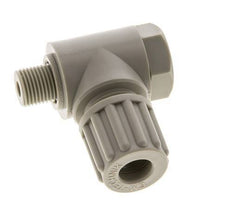 8x6mm & G1/8'' Raccord à compression coude en PP avec filets mâles avec boulon banjo 10 bar