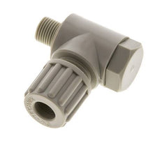 8x6mm & G1/8'' Raccord à compression coude en PP avec filets mâles avec boulon banjo 10 bar