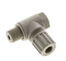 8x6mm & G1/4'' Raccord à compression coude en PP avec filets mâles avec boulon banjo 10 bar