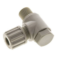 8x6mm & G1/4'' Raccord à compression coude en PP avec filets mâles avec boulon banjo 10 bar