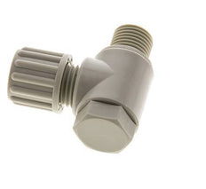8x6mm & G1/4'' Raccord à compression coude en PP avec filets mâles avec boulon banjo 10 bar