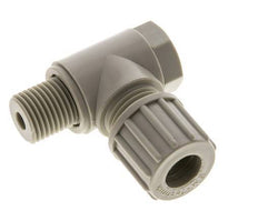 10x8mm & G1/4'' Raccord à compression coude en PP avec filets mâles avec boulon banjo 10 bar