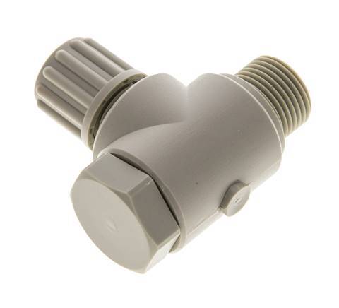 8x6mm & G3/8'' Raccord à compression coude en PP avec filets mâles avec boulon banjo 10 bar