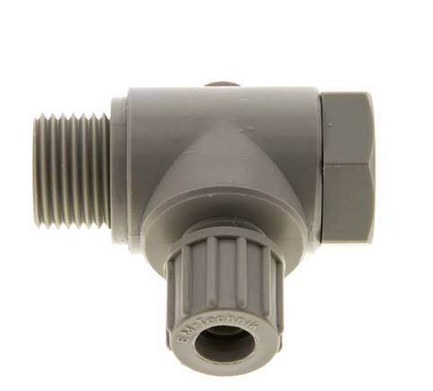 10x8mm & G1/2'' Raccord à compression coude en PP avec filets mâles avec boulon banjo 10 bar