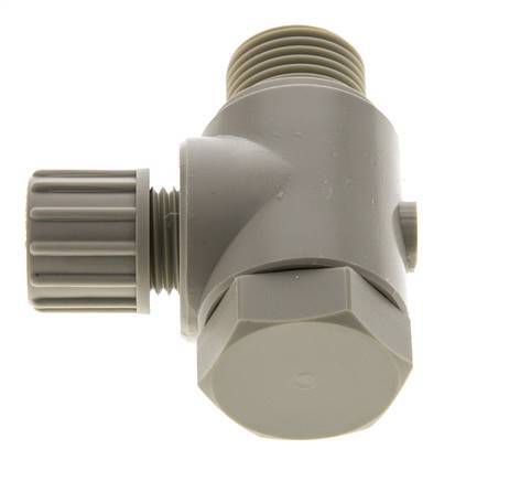 10x8mm & G1/2'' Raccord à compression coude en PP avec filets mâles avec boulon banjo 10 bar
