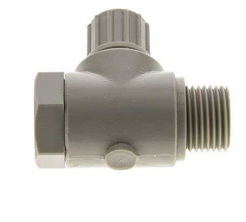 10x8mm & G1/2'' Raccord à compression coude en PP avec filets mâles avec boulon banjo 10 bar