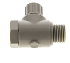 10x8mm & G1/2'' Raccord à compression coude en PP avec filets mâles avec boulon banjo 10 bar