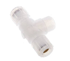 8x6mm & G3/8'' PFA T-Shape Tee Cutting Fitting with Male Threads 10 bar