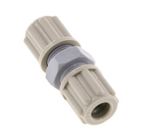 Raccord de compression droit en PA 6x4mm 10 bar [5 pièces].