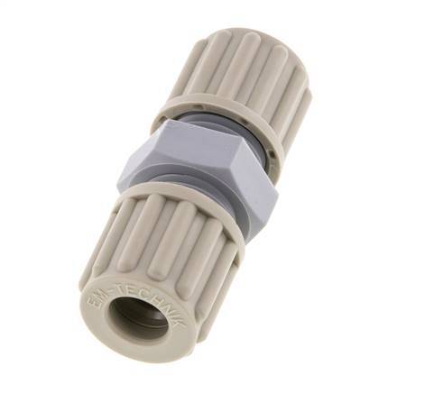 Raccord de compression droit en PA 8x6mm 10 bar [2 pièces].