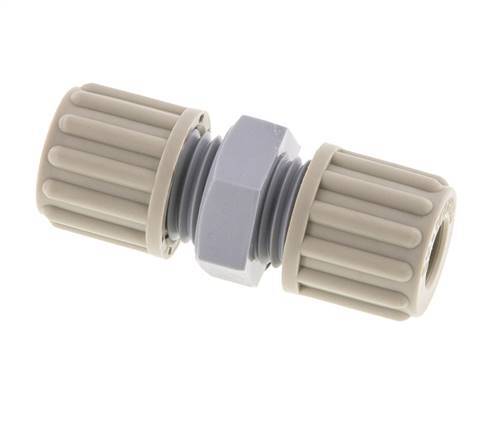Raccord de compression droit en PA 8x6mm 10 bar [2 pièces].
