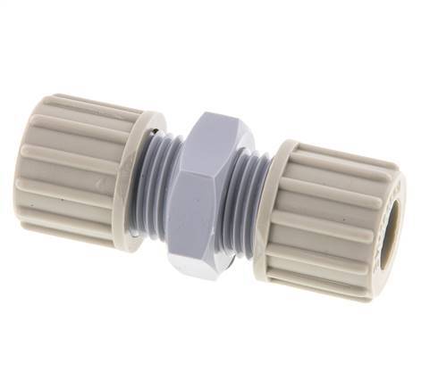 Raccord de compression droit en PA 10x8mm 10 bar [2 pièces]