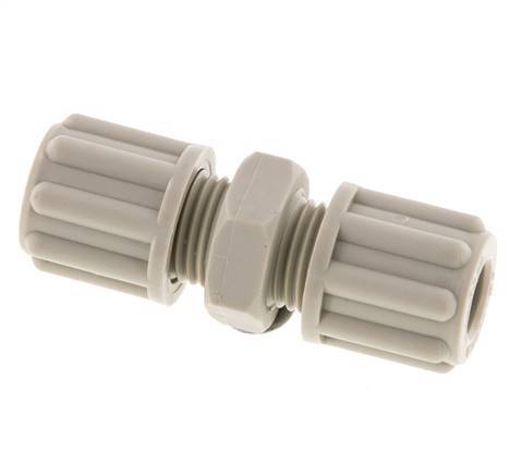 Raccord de compression droit en PP 6x4mm 10 bar [2 Pièces].