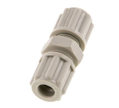 Raccord de compression droit en PP 6x4mm 10 bar [2 Pièces].