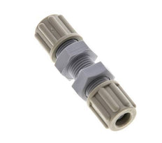 Raccord de compression droit PA 6x4mm Bulkhead 10 bar [2 Pièces].