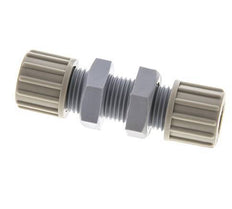 Raccord de compression droit PA 10x8mm Bulkhead 10 bar [2 Pièces].