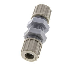 Raccord de compression droit PA 10x8mm Bulkhead 10 bar [2 Pièces].