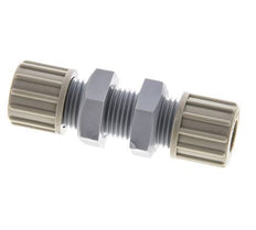 Raccord de compression droit PA 10x8mm Bulkhead 10 bar [2 Pièces].