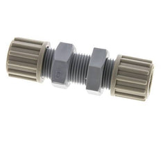 12x9mm PA Raccord à compression droit Bulkhead 10 bar