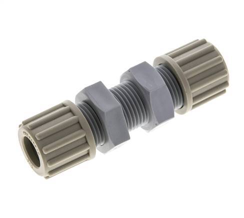 12x9mm PA Raccord à compression droit Bulkhead 10 bar