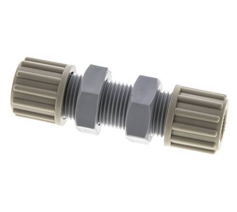 12x9mm PA Raccord à compression droit Bulkhead 10 bar